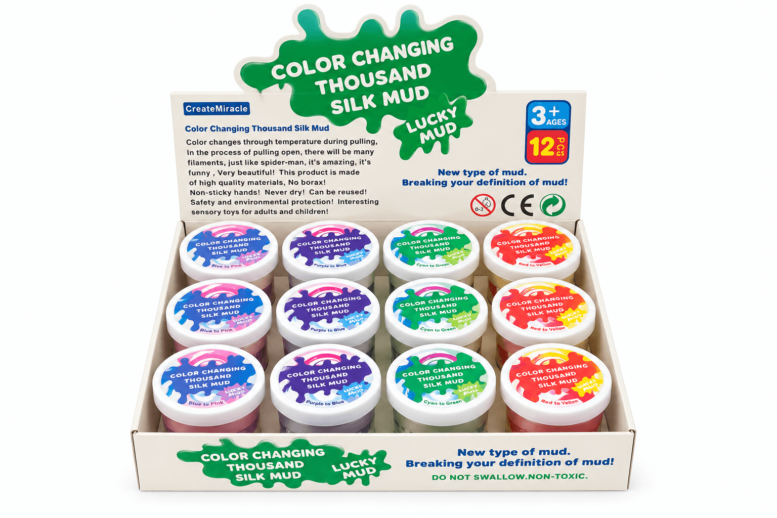 Color Changing Silk Mud